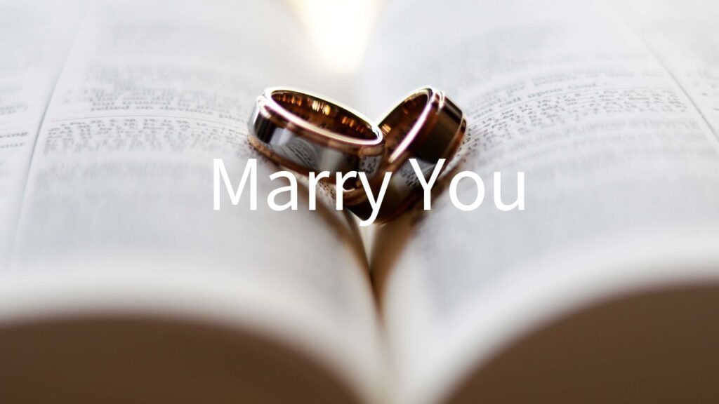 Marry You / Bruno Mars