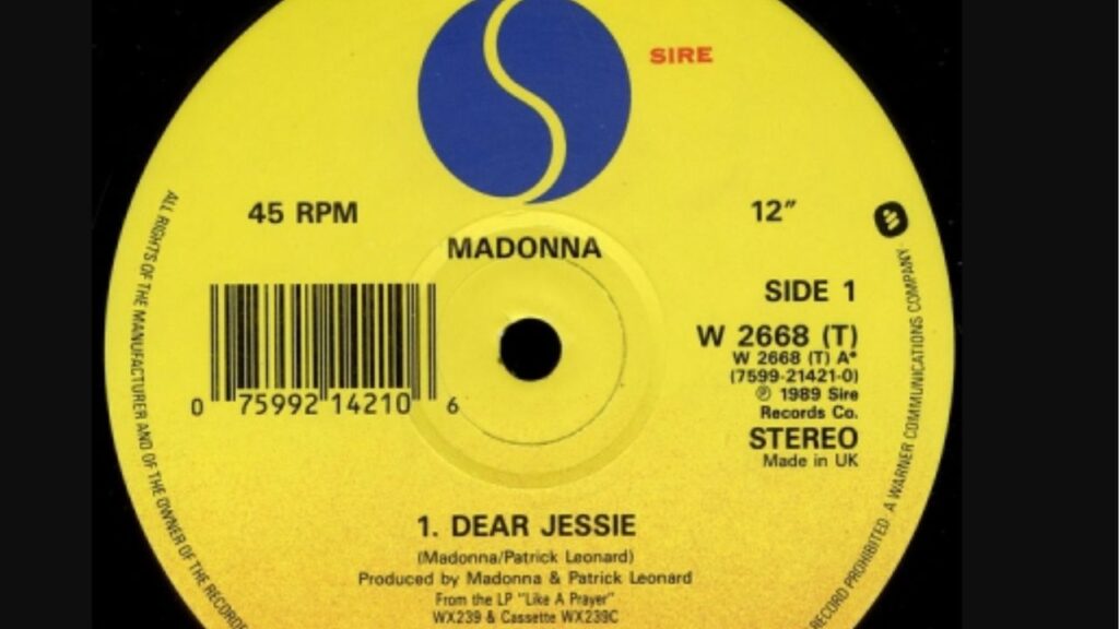 Dear Jessie/Madonna　